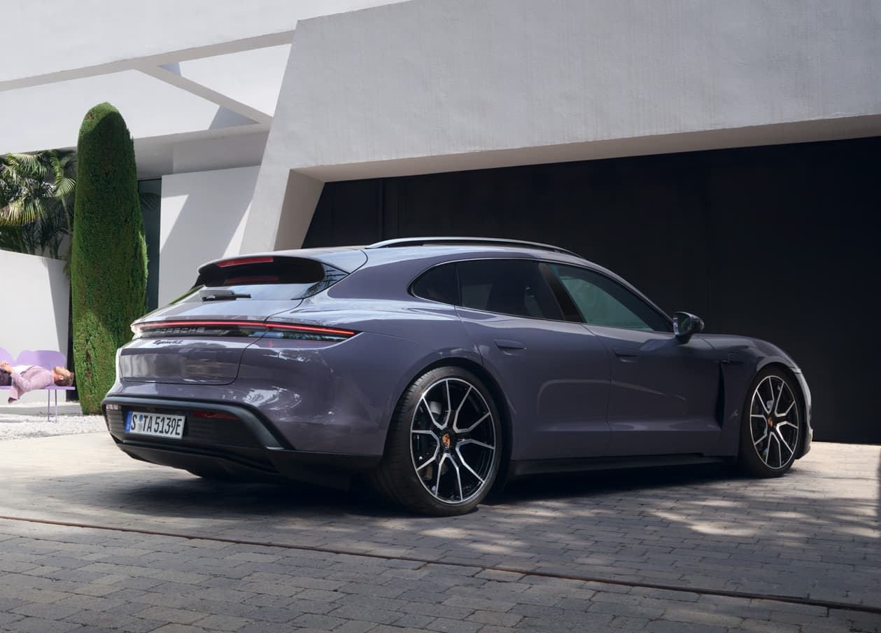 Porsche Taycan Heckansicht