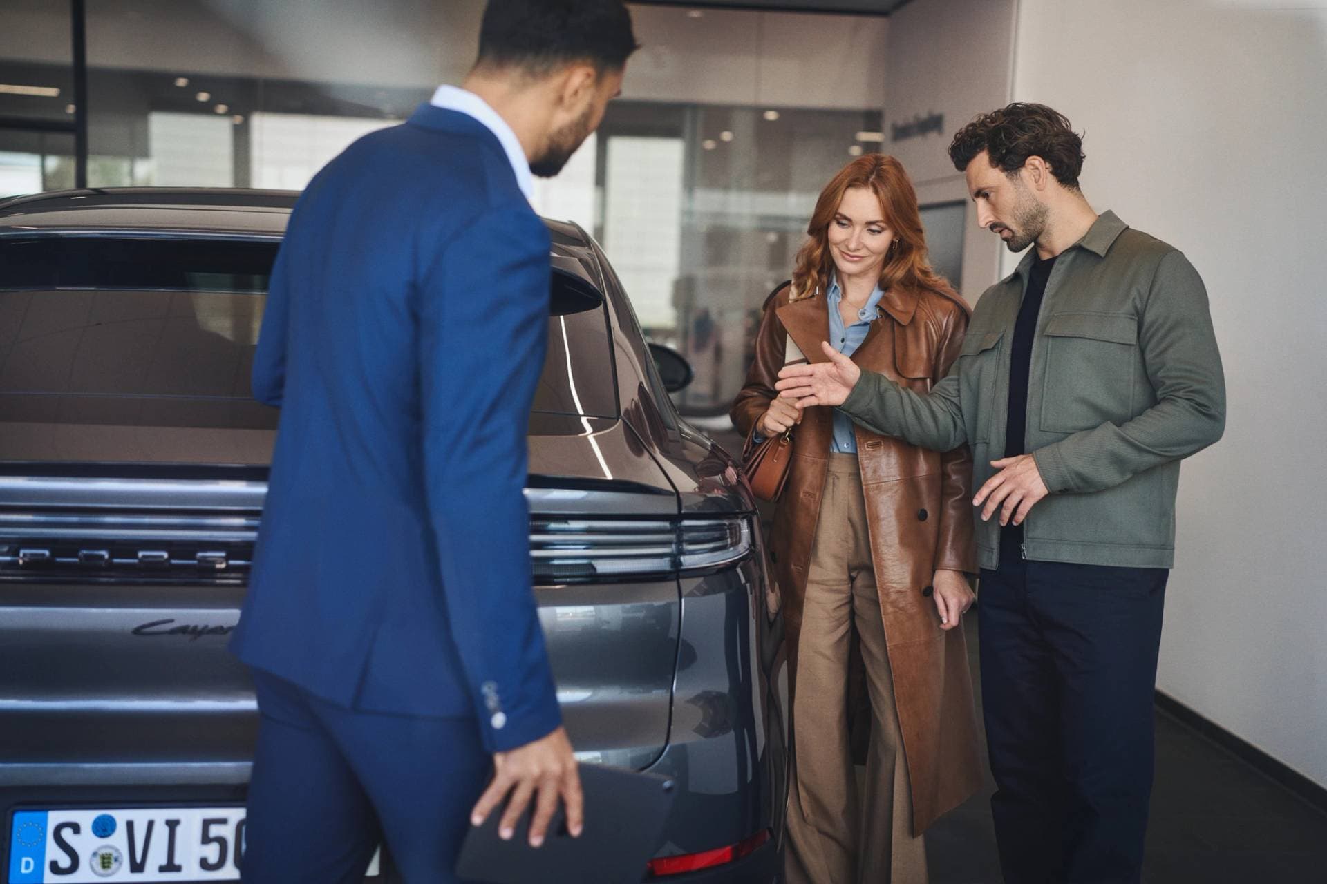 Client en Centre Porsche